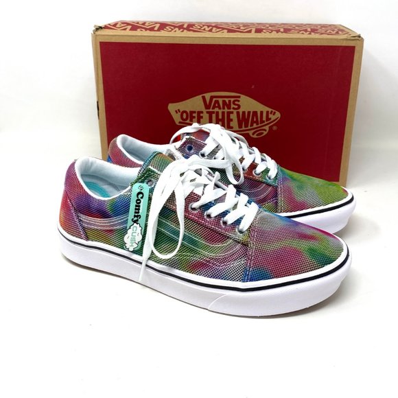VANS Comfycush Shoes Women's Old Bloom Canvas Multicolor Casual Size VN0A5DYCB1T - Picture 5 of 11